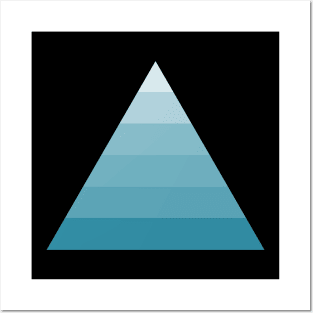 Blue Triangle Posters and Art